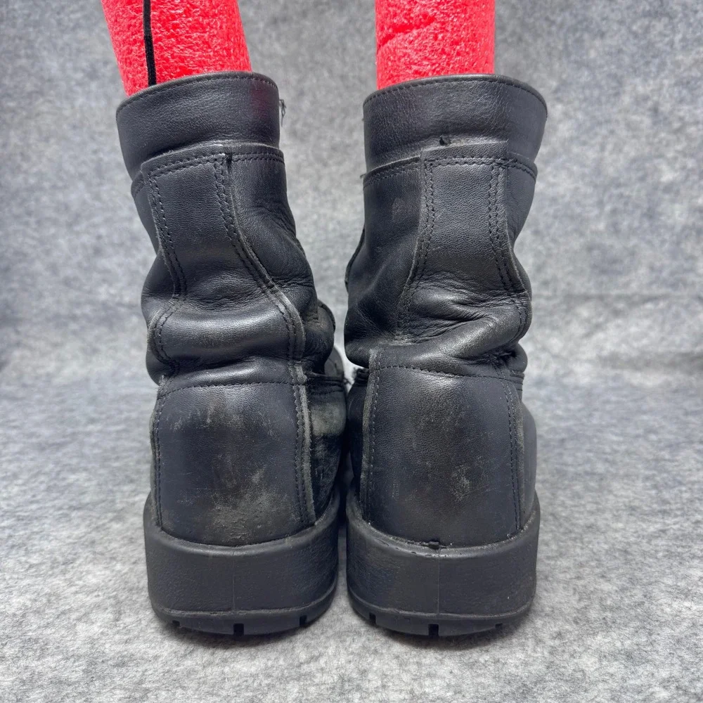 BELLEVILLE 360ST Mens Black Leather Combat Military Boots Vibram Soles Size 13 M